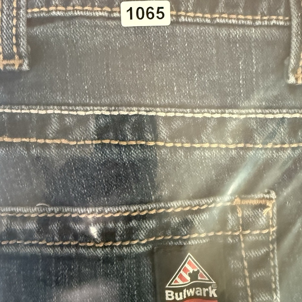 Bulwark FR Jeans Mens 40x36 PSJ2SD2 Flame Resistant Stretch Denim Work Pants - Picture 11 of 11